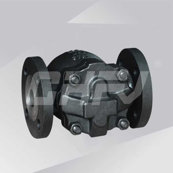 Lever float steam trap